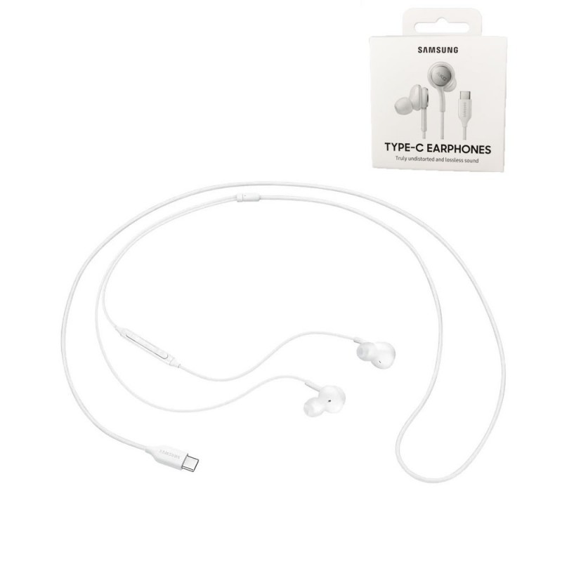 Samsung EO-IC100B USB-C Headphones by AKG in Blister Pack | White Samsung EO-IC100B USB-C Headphones by AKG in Blister Pack | White