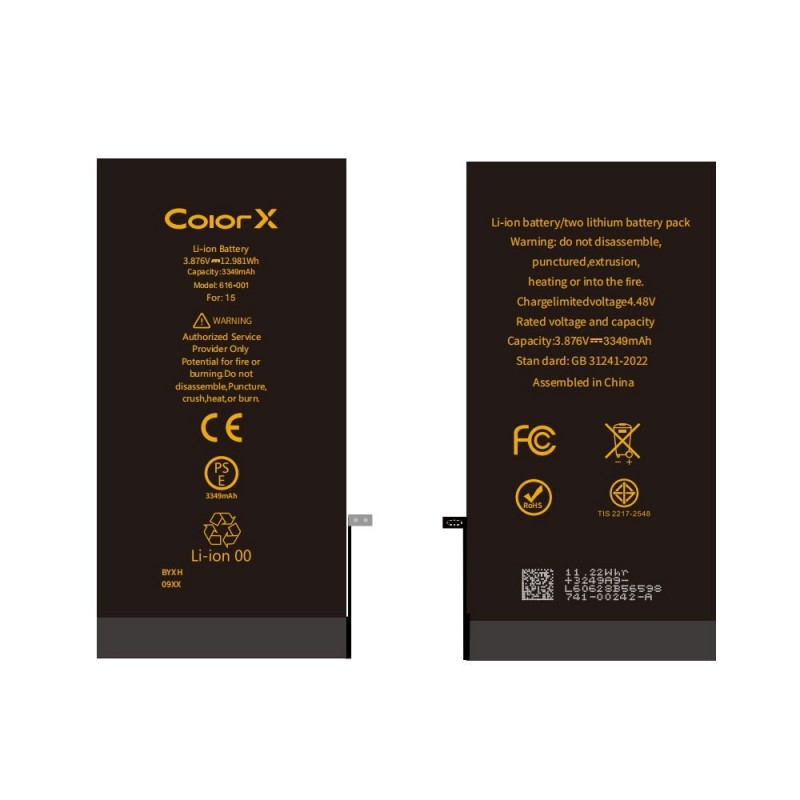 ColorX Batteria Diagnosis IC Originale per Apple iPhone 15