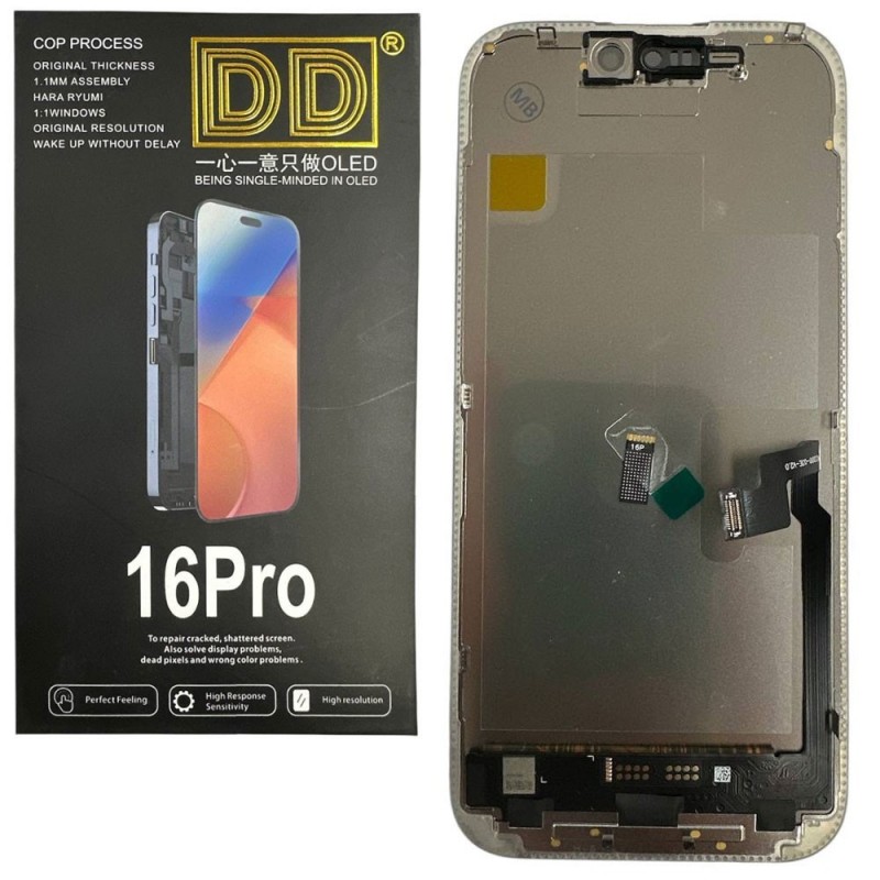 DD HARD OLED LCD display for Apple iPhone 16 Pro | INTERCHANGEABLE IC