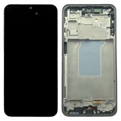 Samsung SERVICE PACK Display LCD ORIGINALE + Frame Galaxy A26 5G 2025 A266 | Nero