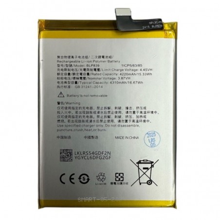 Scopri Batteria Compatibile BLP839 per OPPO A94 5G / A95 5G / RENO 5Z / F19 in dettaglio