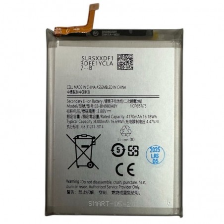 Foto di Batteria Compatibile per Samsung Galaxy Note 20 | EB-BN980ABY - PRC