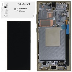 Immagine prodotto Samsung SERVICE PACK Display LCD ORIGINALE + Frame Per Galaxy S24 Ultra 5G S928 | Titanium Yellow