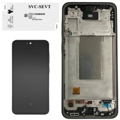 Discover Samsung SERVICE PACK Display LCD ORIGINALE + Frame Galaxy A36 5G 2025 A366 | Nero details