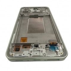 Samsung SERVICE PACK Display LCD ORIGINALE + Frame Galaxy A36 5G 2025 A366 | Lime Green