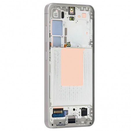 Samsung SERVICE PACK Display LCD ORIGINALE + Frame Per Galaxy S24 5G 2024 S921 | Gray