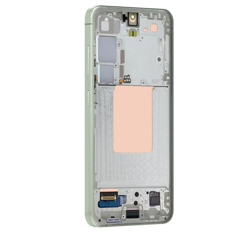 Samsung Service Pack Original LCD Display + Frame For Galaxy S24 5G 2024 S921 | Green