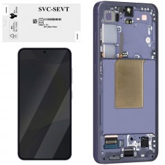 Acquista Samsung SERVICE PACK Display LCD ORIGINALE + Frame Per Galaxy S24 5G 2024 S921 | Viola su Smartness