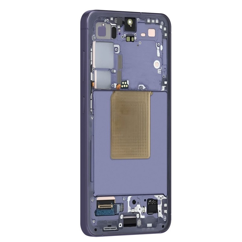 Samsung Service Pack Original LCD Display + Frame For Galaxy S24 5G 2024 S921 | Viola