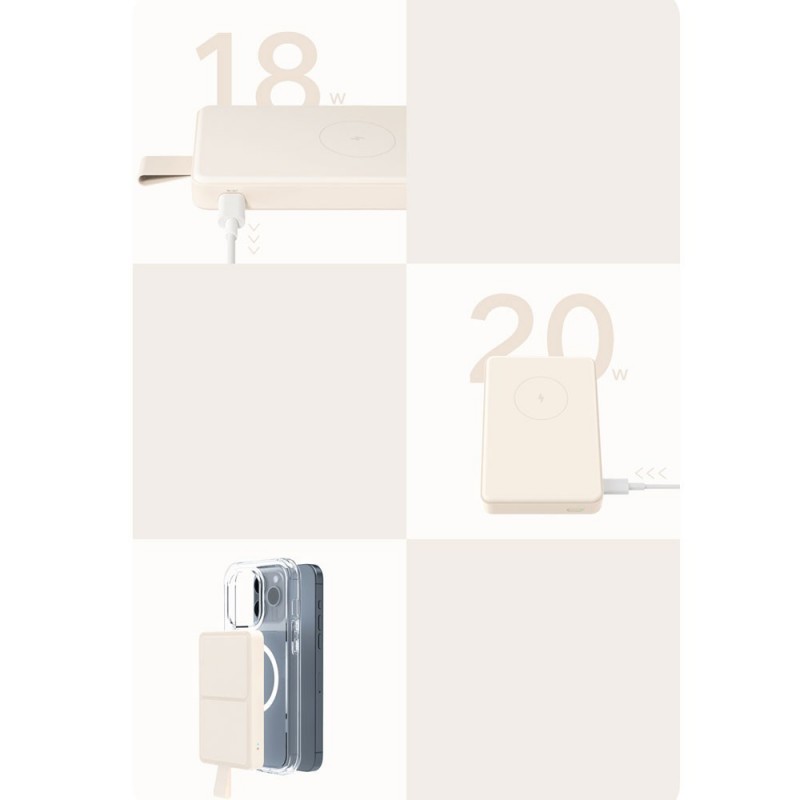 Xiaomi Mi Magnetic Powerbank Essential 60000 mAh Portable Battery Beige