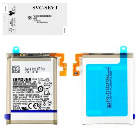 Acquista Samsung Service Pack Batteria EB-BF700ABY Originale per Galaxy Z FLIP SM-F700F in vendita