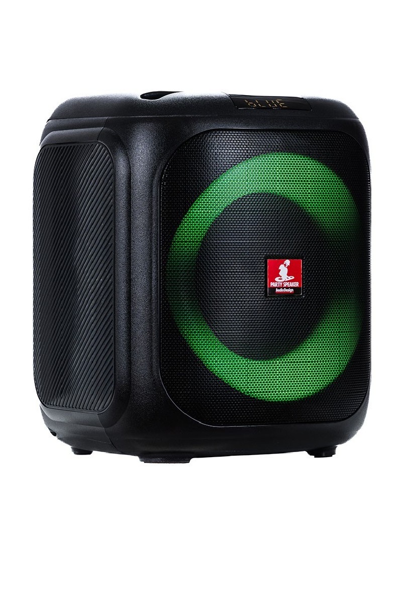  AUDIODESIGN PRO Partybox Speaker DJ107 Portable Bluetooth Speaker with Light Effects