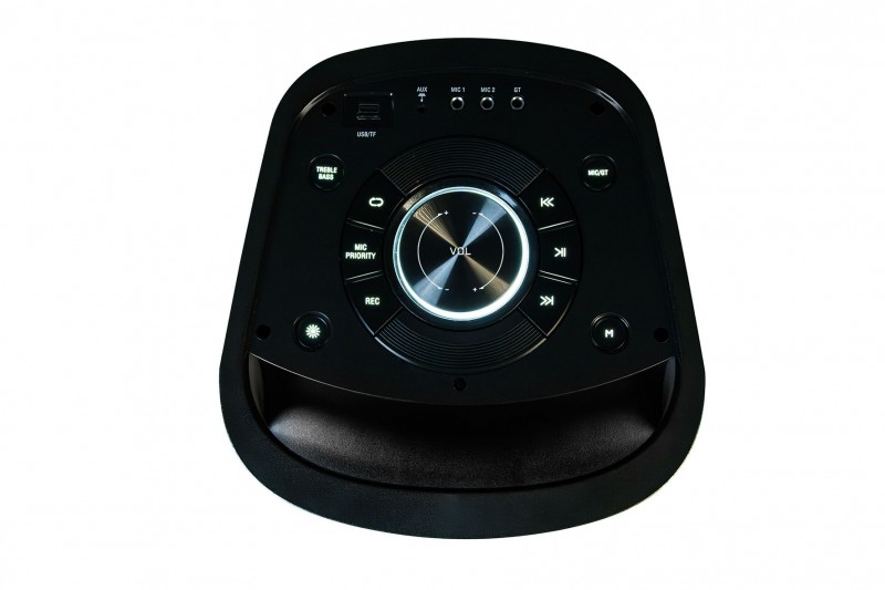 AUDIODESIGN PRO Partybox Speaker DJ208 Bluetooth Portatile Effetti Luce Cassa Altoparlante 