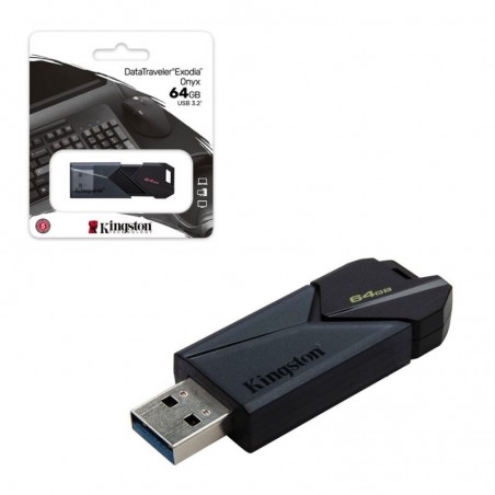 Photo of Kingston Pen Drive Usb 3.2 DataTraveler Exodia Onyx DTXON 64GB - Kingston