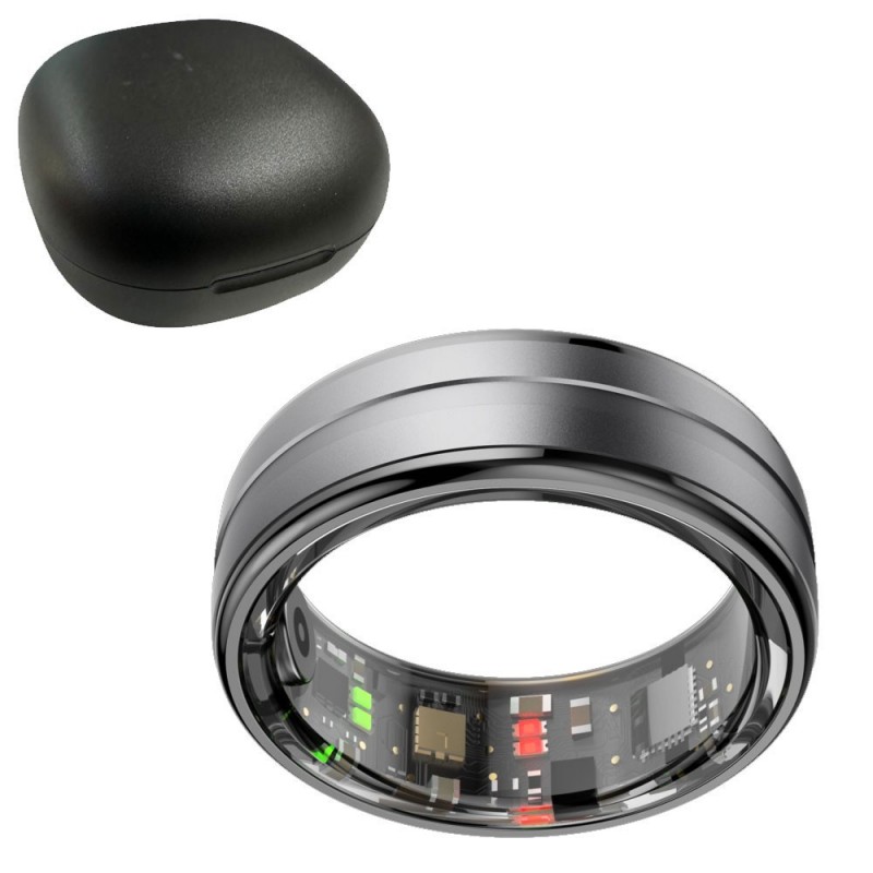 Smart Ring R06+ Anello Intelligente Taglia 11 | Deep Grey 