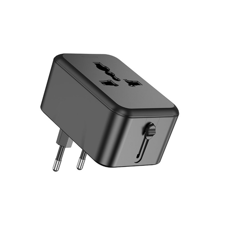 NCC TC002 Travel Charger 20W Caricabetterie da Viggio USB A+C | Nero