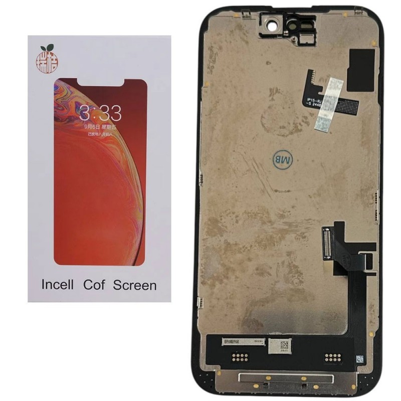 Display LCD RJ INCELL COF 1:1 FHD Per Apple iPhone 15 | IC INTERCAMBIABILE