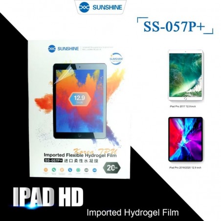 SUNSHINE SS-057P+ Pellicola Idrogel HD Trasparente per IPAD Fino a 12.9'' | 20pz