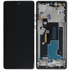 Motorola Motorola SERVICE PACK Display LCD ORIGINALE + Frame Per Edge 50 Fusion | Forest Blue for sale