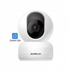 Bravo Amelia Telecamera IP WiFi per Interno Wireless iOS/Android Videosorveglianza Full HD Notturna Audio Bidirezionale