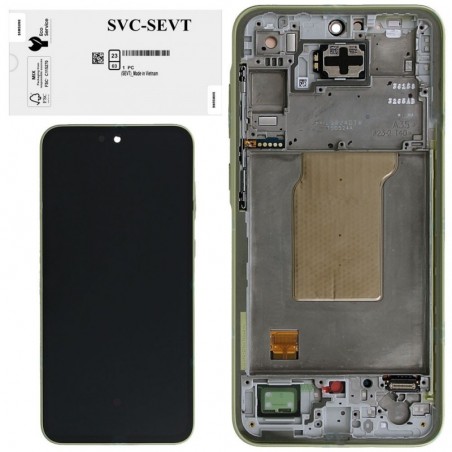 Acquista Samsung SERVICE PACK Display LCD ORIGINALE + Frame Per Galaxy A35 5G 2024 A356 | Giallo Lemon su Smartness