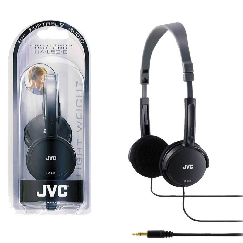 JVC HA-L50-B Cuffie Pieghevoli Sopra l'orecchio | Nero