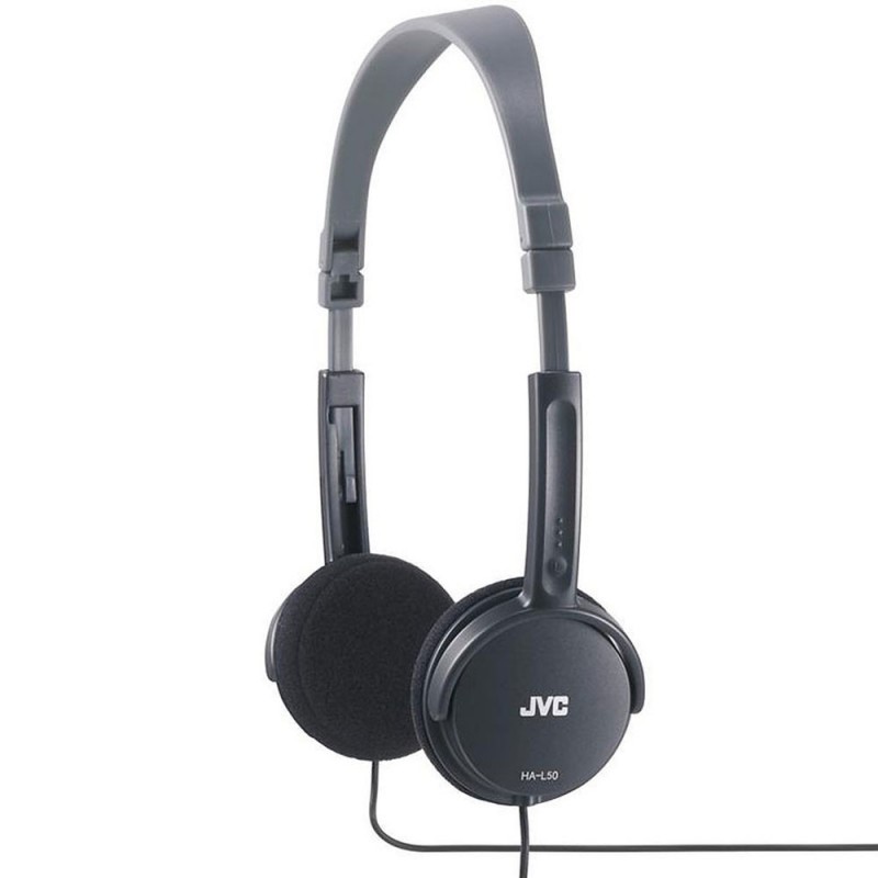 JVC HA-L50-B Foldable Over-Ear Headphones | Black