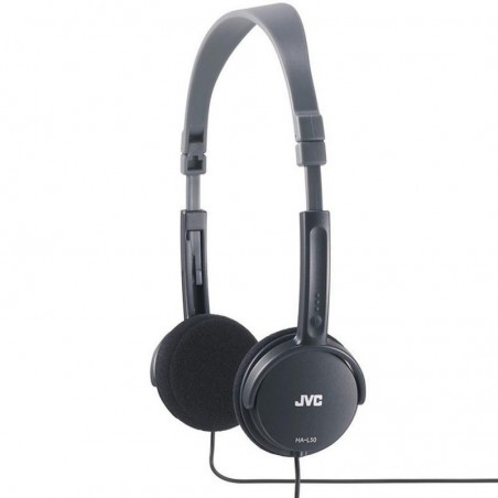 JVC HA-L50-B Foldable Over-Ear Headphones | Black