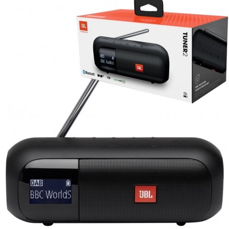 Acquista JBL TUNER 2 Speaker Bluetooth Con Radio FM/DAB/DAB+ | Nero su Smartness