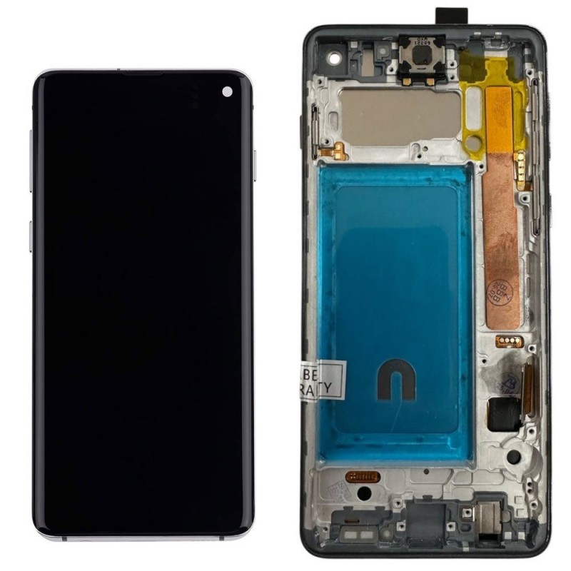 INCELL LCD Display + Frame For Samsung Galaxy S10 SM-G973 | Black