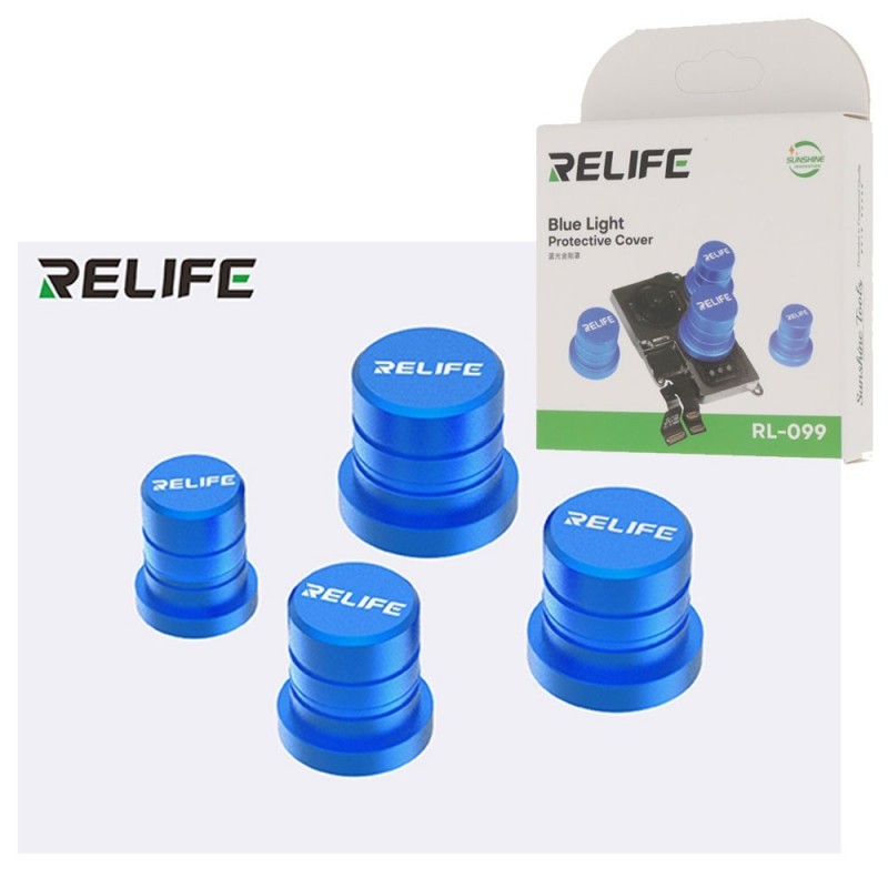 RELIFE RL-099 Set di Copertura Protettiva Magnetica Multi-Dimensione Diamanti Blu per Riparazione Obiettivi Fotocamera