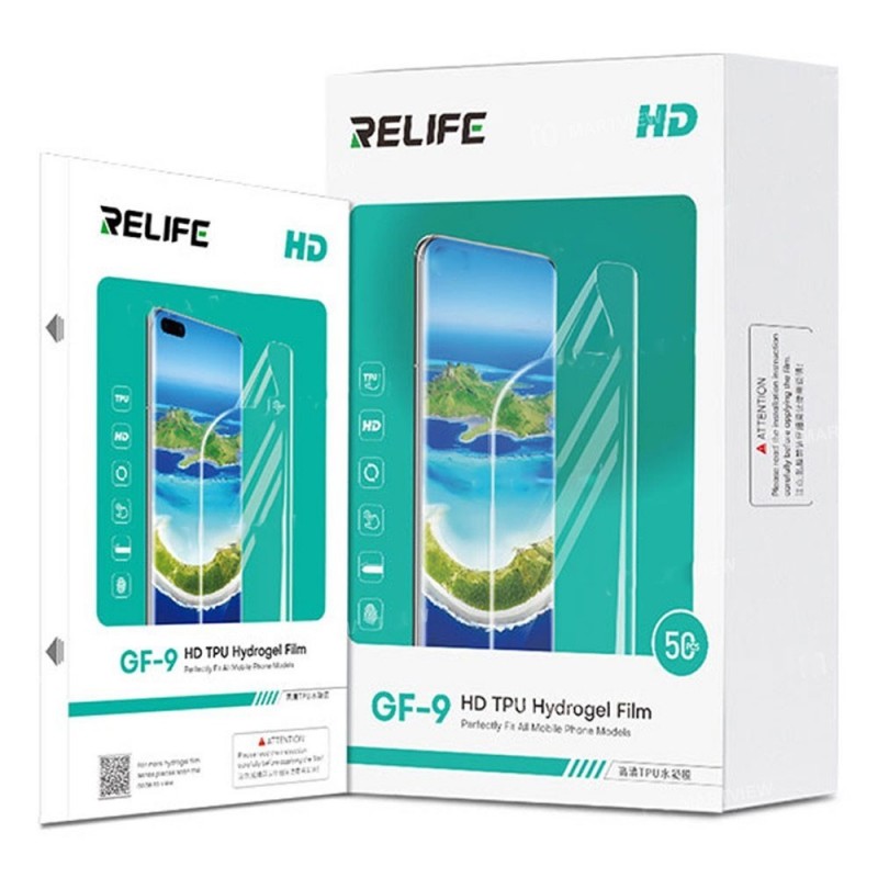 RELIFE GF-9 HD Pellicola TPU Hydrogel Film per Display da 7" 50pcs