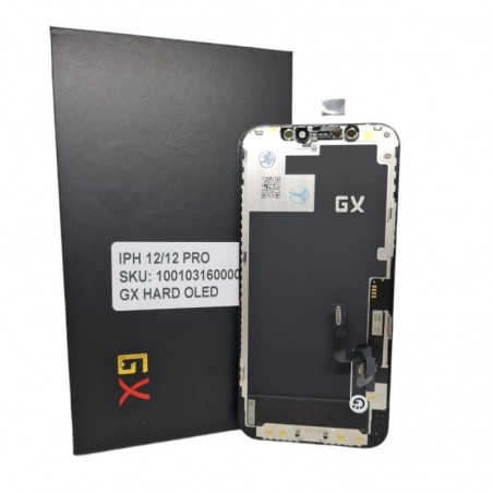 Foto di Display LCD GX HARD OLED COF FHD (1080P) Per Apple iPhone 12 / iPhone 12 Pro | IC INTERCAMBIABILE - GX