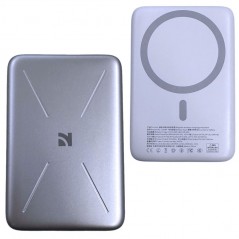 NCC Power Bank 10000mAh 22 5W MAGSAFE Fast Charging Bianco WS T193BP