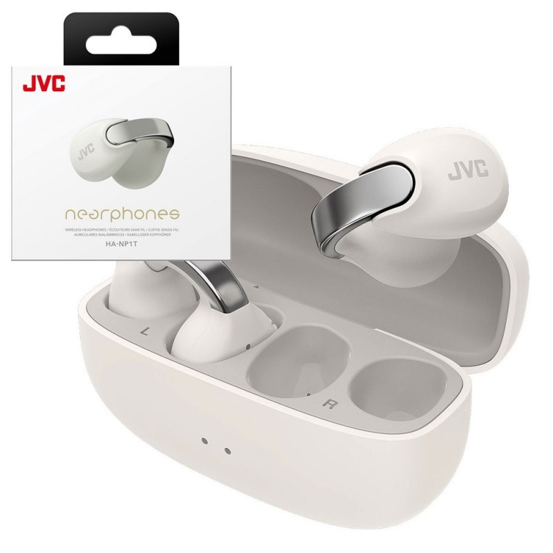 JVC HA-NP1T True Wireless Bluetooth Headphones | White
