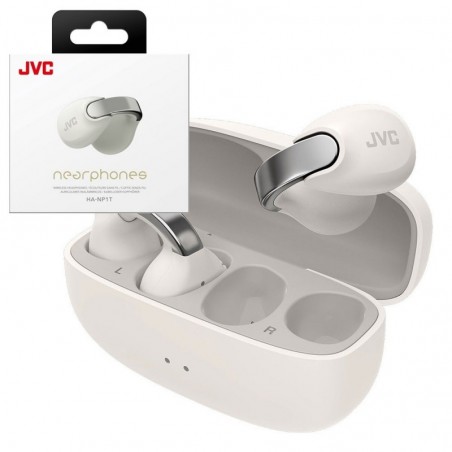 JVC HA NP1T Cuffie Bluetooth True Wireless Auricolare Nearphones Bianco