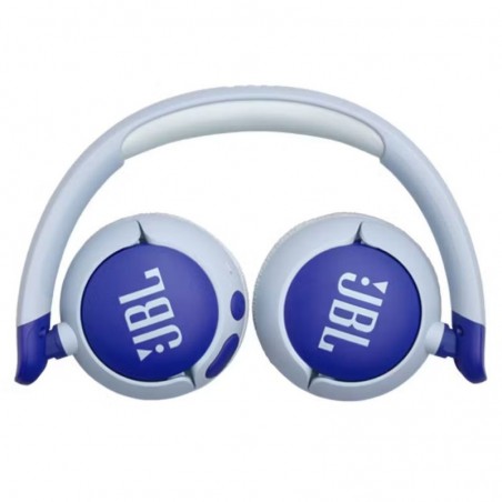 JBL JR 320BT Cuffie a Padiglione Bluetooh Supra-Aurali per Bambini Limitatore Volume | Blu
