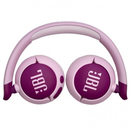 JBL JR 320BT Cuffie a Padiglione Bluetooh Supra-Aurali per Bambini Limitatore Volume | Purple
