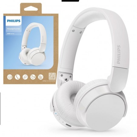 PHILIPS TAH4209WT 00 Cuffie a Padigliione 32mm Bluetooth Bianco