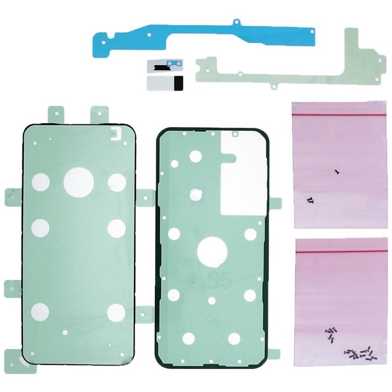  Samsung Galaxy A55 A556B Kit Strisce Adesive per Display | Rework Kit 