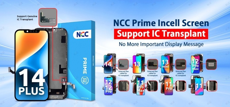 NCC PRIME INCELL COG 1:1 FHD LCD Display for Apple iPhone 11 | Interchangeable IC