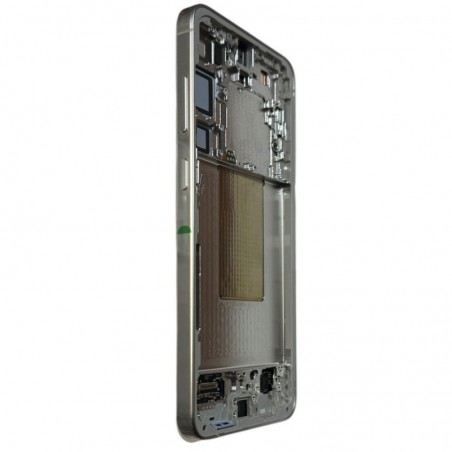 Samsung SERVICE PACK Display LCD ORIGINALE + Frame Per Galaxy S24 Plus 5G 2024 S926 GRAY ASSEMBLED