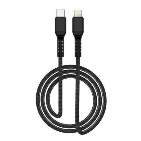 NCC Cavo di Ricarica da USB C a Lightning D211CL Nylon Charging Data Cable 
