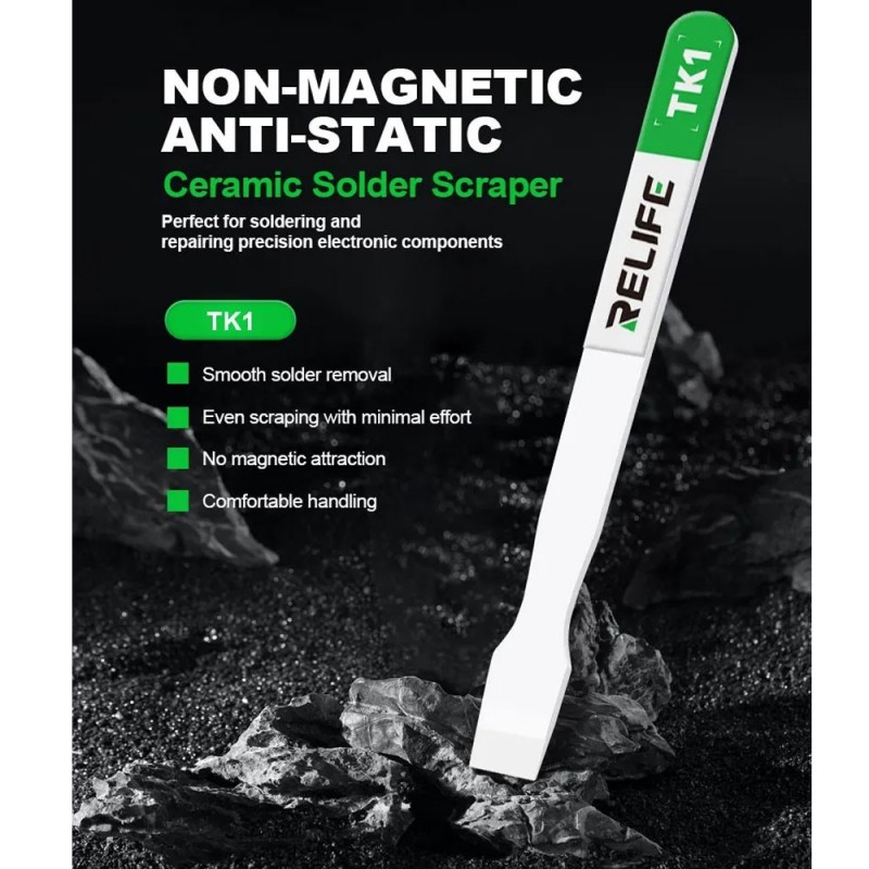 RELIFE TK1 Non-Magnetic Anti-Static Ceramic Scraper