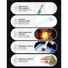 RELIFE TK1 Non-Magnetic Anti-Static Ceramic Scraper