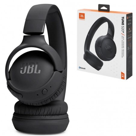  JBL TUNE 520BT On-Ear Bluetooth Headphones with On-Ear Controls and Microphone | Black
