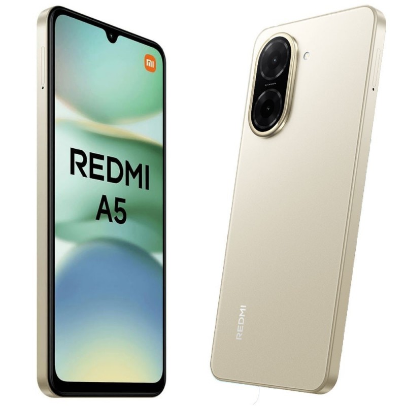Xiaomi Redmi A5 Smartphone 3GB RAM 64GB ROM 32MP AI Dual Camera | Sandy Gold Xiaomi Redmi A5 Smartphone 3GB RAM 64GB ROM 32MP AI Dual Camera | Sandy Gold