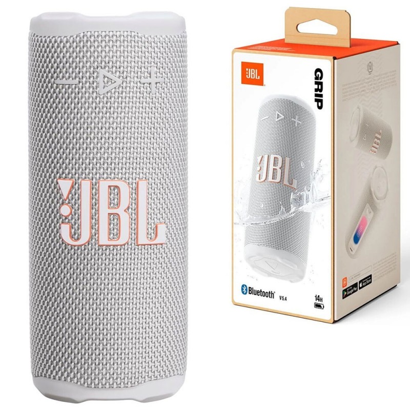 JBL GRIP Speaker Bluetooth Altoparlante Impermeabile Waterproof Dustproof IP67 | Bianco JBL GRIP Speaker Bluetooth Altoparlante Impermeabile Waterproof Dustproof IP67 | Bianco
