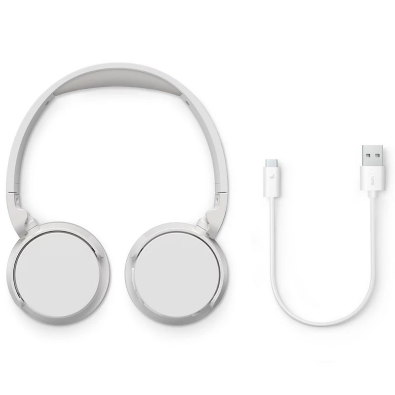PHILIPS TAH3209BWT Cuffie a Padiglione 32mm Bluetooth Over-Ear | Bianco