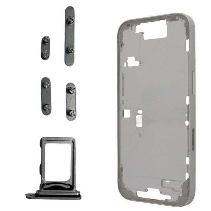 Middle Frame for Apple iPhone 16 Pro | White